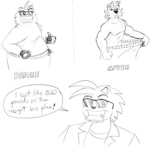 Lose like 800 pounds